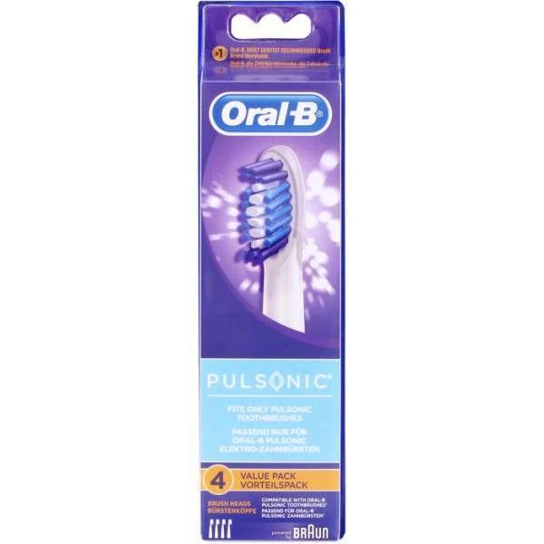 Oral B Oral-B SR32-4 Pulsonic 4 Pack Toothbrush Heads 3 Oral B Oral-B SR32-4 Pulsonic 4 Pack Toothbrush Heads