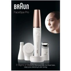 Braun 911 FaceSpa Pro 3 In 1 Facial, Cleansing & Epilator -Quality Personal Care Products Store 16542