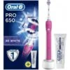 Oral B Oral-B 80299438 Pro 650 3D White Pink Electric Toothbrush -Quality Personal Care Products Store 17146
