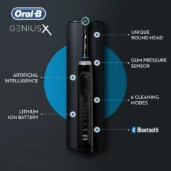 Oral B Oral-B D706.513 Genius X Black Electric Toothbrush 10 Oral B Oral-B D706.513 Genius X Black Electric Toothbrush -Quality Personal Care Products Store 19372