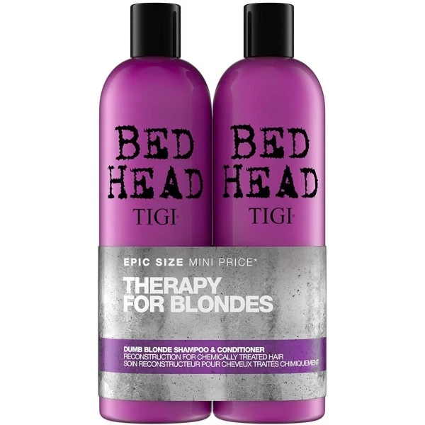 TIGI TOTIG151A Bed Head Dumb Blonde Duo Shampoo & Conditioner Set 3 TIGI TOTIG151A Bed Head Dumb Blonde Duo Shampoo & Conditioner Set