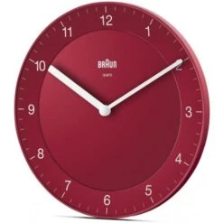 Braun BC06R Classic Analogue Red Wall Clock 6 Braun BC06R Classic Analogue Red Wall Clock -Quality Personal Care Products Store 21254