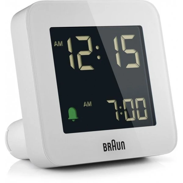 Braun BC09W Digital White Alarm Clock 3 Braun BC09W Digital White Alarm Clock