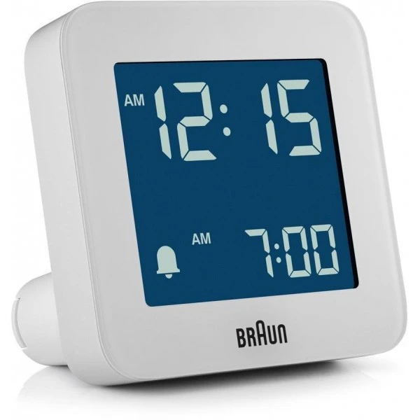 Braun BC09W Digital White Alarm Clock 4 Braun BC09W Digital White Alarm Clock - Image 2
