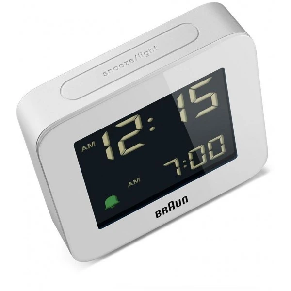 Braun BC09W Digital White Alarm Clock 5 Braun BC09W Digital White Alarm Clock - Image 3