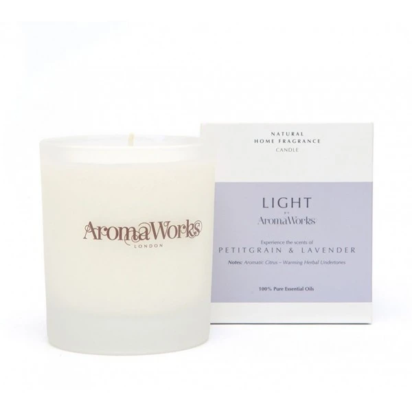 AromaWorks AWPL30 Petitgrain & Lavender 30cl Candle 3 AromaWorks AWPL30 Petitgrain & Lavender 30cl Candle