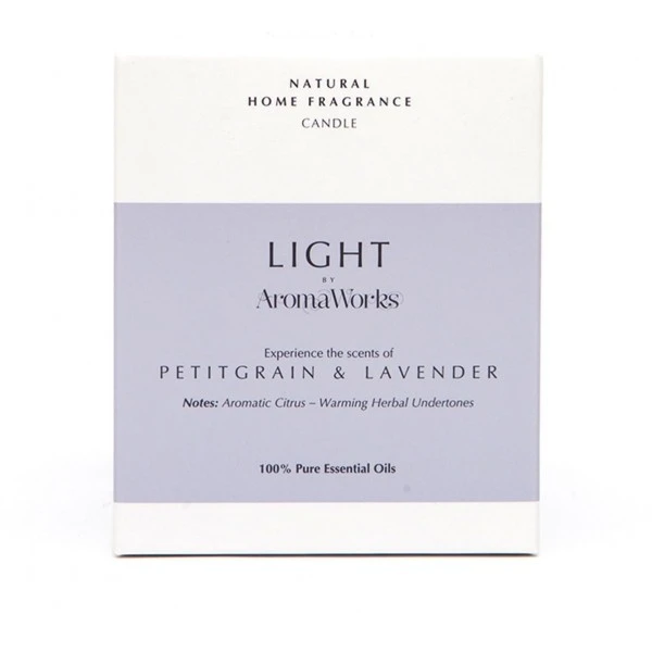 AromaWorks AWPL30 Petitgrain & Lavender 30cl Candle 4 AromaWorks AWPL30 Petitgrain & Lavender 30cl Candle - Image 2