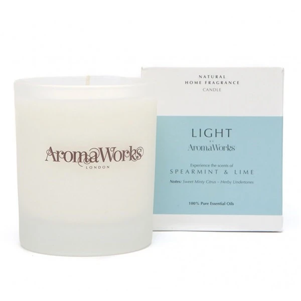 AromaWorks AWSL30 Spearmint & Lime 30cl Candle 3 AromaWorks AWSL30 Spearmint & Lime 30cl Candle