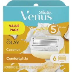 Gillette® Gillette 80705820 Venus & Olay ComfortGlide Coconut 6 Pack Razor Blades