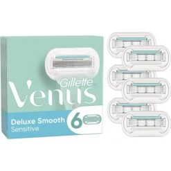 Gillette® Gillette 81742066 Venus Deluxe Smooth Sesnsitve Pack Of 6 Razor Blades