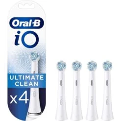 Oral B Oral-B IO Ultimate Clean White 4 Pack Toothbrush Heads