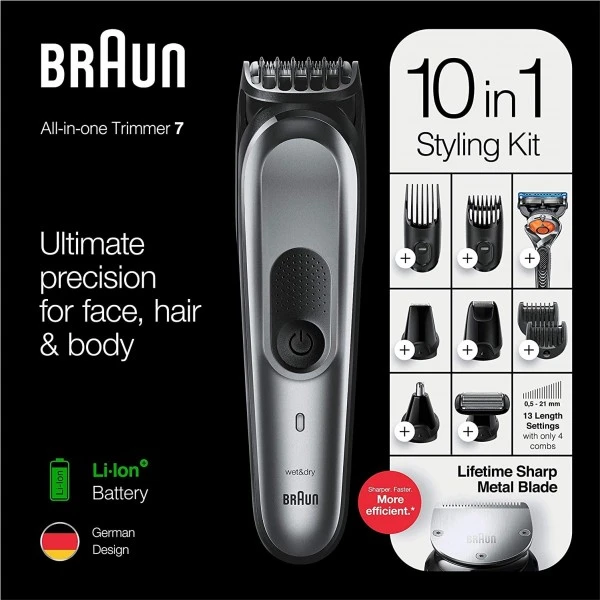 Braun MGK7221 10 In 1 Grooming Kit 4 Braun MGK7221 10 In 1 Grooming Kit - Image 2