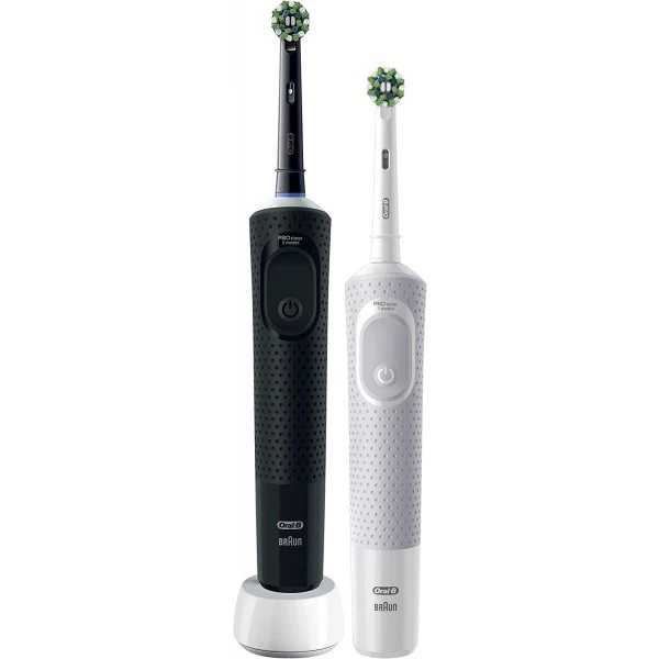 Oral B Oral-B D103.423.3H Vitality Pro Duo Black And White Electric Toothbrush 4 Oral B Oral-B D103.423.3H Vitality Pro Duo Black And White Electric Toothbrush - Image 2