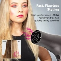 Carmen C81100 Neon 1800 Watts Graphite And Pink Hair Dryer -Quality Personal Care Products Store 23685